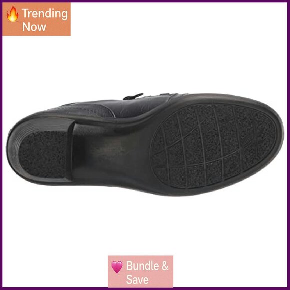 Women's Ankle Booties with Double Buckle Detail, Comfort Wave Construction - Picture 5 of 8